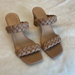Women's Braided Tan Sandals